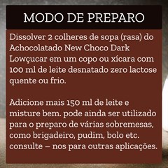 ACHOCOLATADO NEW CHOCO DIET LOWCUCAR POTE 210G