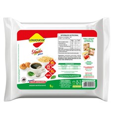 ADOCANTE LOWCUCAR PLUS COM STEVIA REFIL 1KG