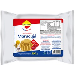 GELATINA LOWCUCAR SABOR MARACUJA REFIL 200G