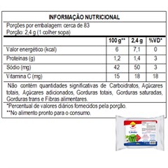 GELATINA LOWCUCAR SABOR LIMAO REFIL 200G