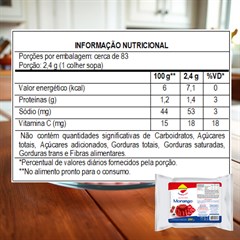 GELATINA LOWCUCAR SABOR MORANGO REFIL 200G