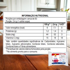 GELATINA LOWCUCAR SABOR CEREJA REFIL 200G
