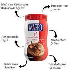 ACHOCOLATADO MAGRO LIGHT POTE 300G