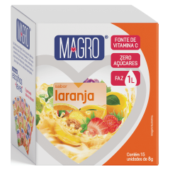 DISPLAY REFRESCO MAGRO  DIET LARANJA 15X8G