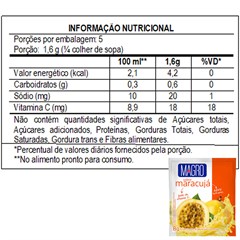 DISPLAY REFRESCO MAGRO  DIET MARACUJA 15X8G