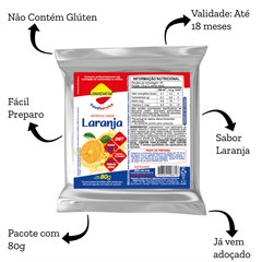 REFRESCO MAGRO SABOR LARANJA ZERO ACUCARES REFIL 80G
