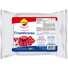 GELATINA LOWCUCAR SABOR FRAMBOESA REFIL 200G
