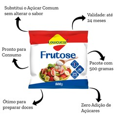 FRUTOSE LOWCUCAR REFIL 500G