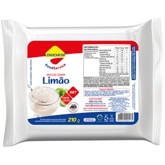 MOUSSE LOWCUCAR ZERO ACUCARES SABOR LIMAO 210G