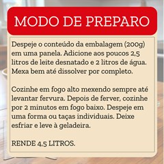 PUDIM LOWCUCAR ZERO ACUCARES SABOR BAUNILHA 200G