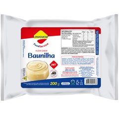 PUDIM LOWCUCAR ZERO ACUCARES SABOR BAUNILHA 200G