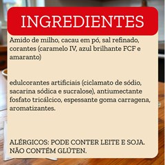 PUDIM LOWCUCAR ZERO ACUCARES SABOR CHOCOLATE 200G