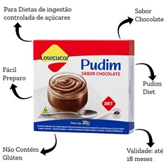 PO P/ PREP. PUDIM CHOCOLATE CARTUCHO 30G