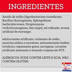 PO P/ PREP. PUDIM  MORANGO CARTUCHO 25G
