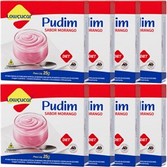 PO P/ PREP. PUDIM  MORANGO CARTUCHO 25G
