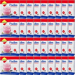 PO P/ PREP. PUDIM  MORANGO CARTUCHO 25G