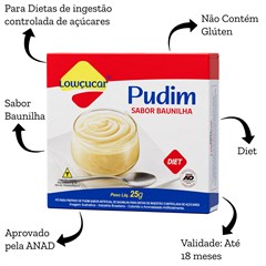 PO P/ PREP. PUDIM BAUNILHA CARTUCHO 25G
