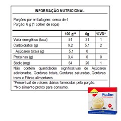PO P/ PREP. PUDIM BAUNILHA CARTUCHO 25G