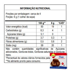FLAN LOWCUCAR CHOCOLATE 25G