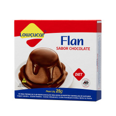 FLAN LOWCUCAR CHOCOLATE 25G