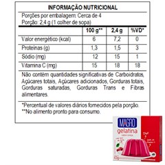 Gelatina Magro Com Sucralose Sabor Cereja 10g