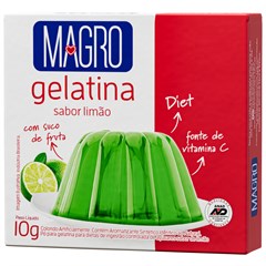 GELATINA MAGRO C/ SUCRALOSE LIMAO 10G