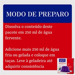 GELATINA MAGRO C/ SUCRALOSE UVA 10G