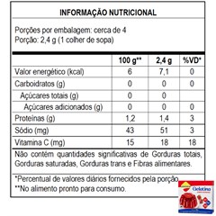 GELATINA LOWCUCAR SABOR MORANGO 10G