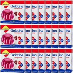 GELATINA LOWCUCAR SABOR CEREJA 10G