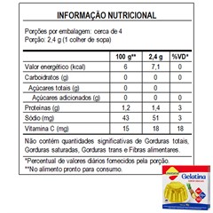 GELATINA LOWCUCAR SABOR ABACAXI 10G