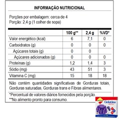 GELATINA LOWCUCAR UVA 10G