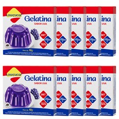 GELATINA LOWCUCAR UVA 10G