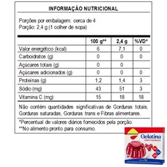 GELATINA  LOWCUCAR FRAMBOESA 10G