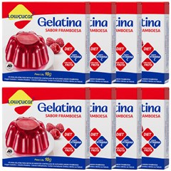 GELATINA  LOWCUCAR FRAMBOESA 10G