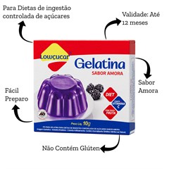 GELATINA LOWCUCAR AMORA 10G