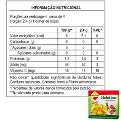 GELATINA LOWCUCAR PLUS COM STEVIA ABACAXI 10G