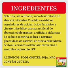 GELATINA LOWCUCAR PLUS COM STEVIA ABACAXI 10G