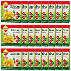 GELATINA LOWCUCAR PLUS COM STEVIA ABACAXI 10G
