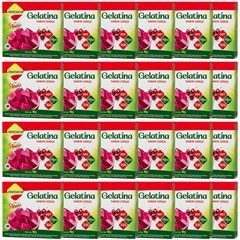 GELATINA LOWCUCAR PLUS COM STEVIA SABOR CEREJA 10G