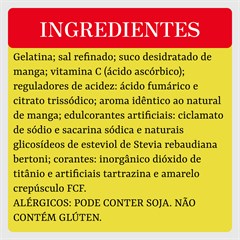 GELATINA LOWCUCAR PLUS COM STEVIA SABOR MANGA 10G