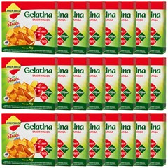 GELATINA LOWCUCAR PLUS COM STEVIA SABOR MANGA 10G