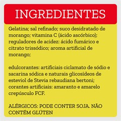 GELATINA LOWCUCAR PLUS COM STEVIA MORANGO 10G