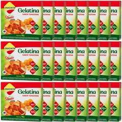 GELATINA LOWCUCAR PLUS COM STEVIA TANGERINA 10G