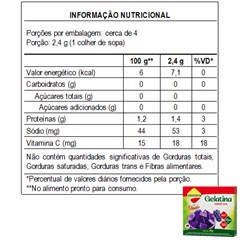 GELATINA LOWCUCAR PLUS COM STEVIA UVA 10G