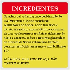 GELATINA LOWCUCAR PLUS COM STEVIA UVA 10G