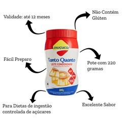 LEITE CONDENSADO EM PÓ POTE 220G