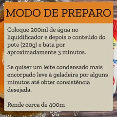 LEITE CONDENSADO EM PÓ POTE 220G