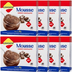 MOUSSE LOWCUCAR ZERO ACUCARES SABOR CHOCOLATE 25G