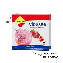 MOUSSE LOWCUCAR ZERO ACUCARES SABOR MORANGO 25G