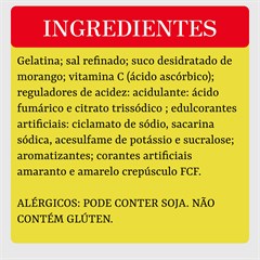 GELATINA LOWCUCAR SABOR FRUTAS VERMELHAS 10G